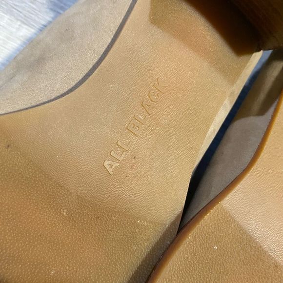 Anthropologie All Black Colorblock Fold-Back Booties, Size EU 40 / US 9, MP $150 - Picture 6 of 13